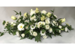 White Double Ended funerals Flowers